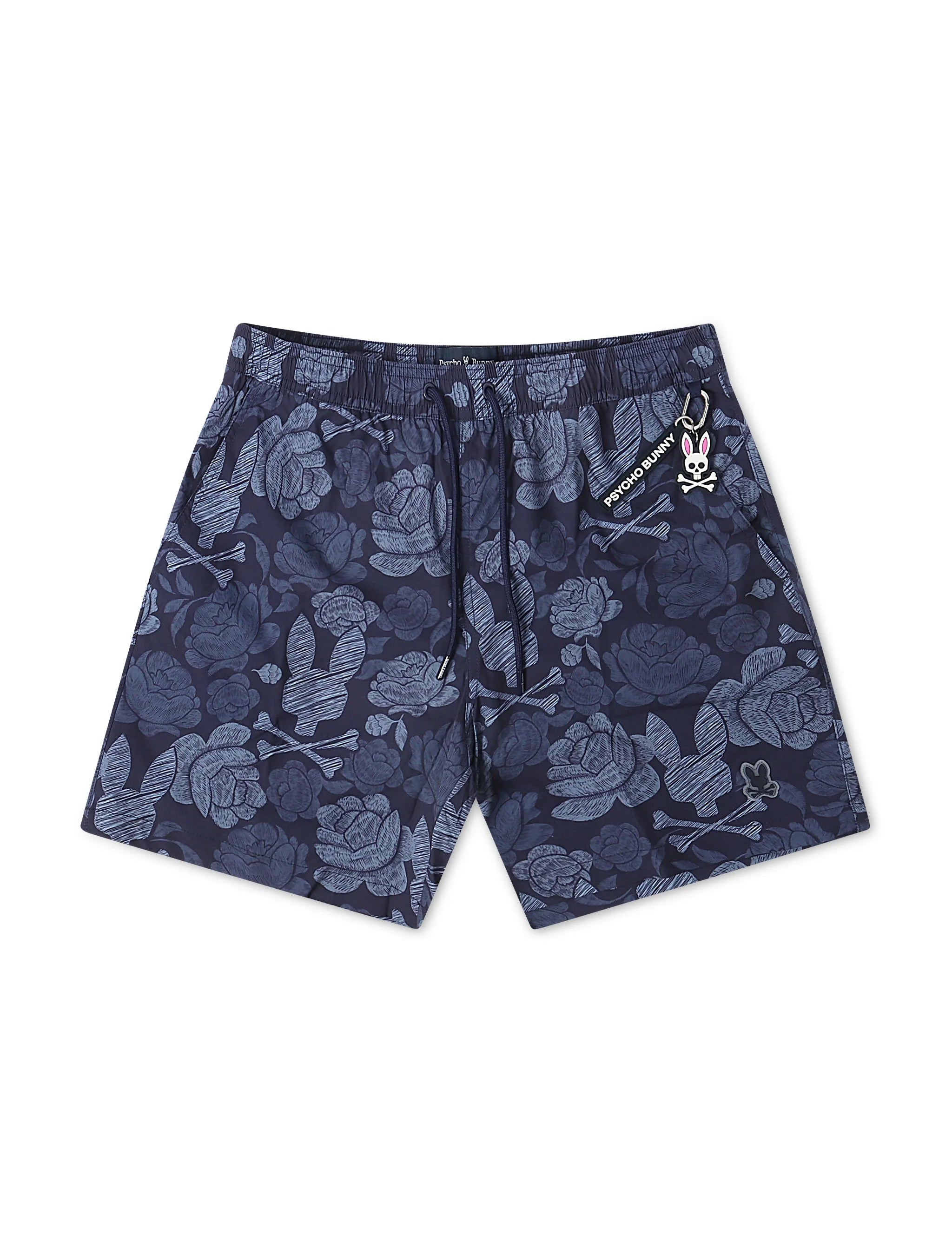 Psycho Bunny Rowen Swim Trunks - Blue by Denim Exchange