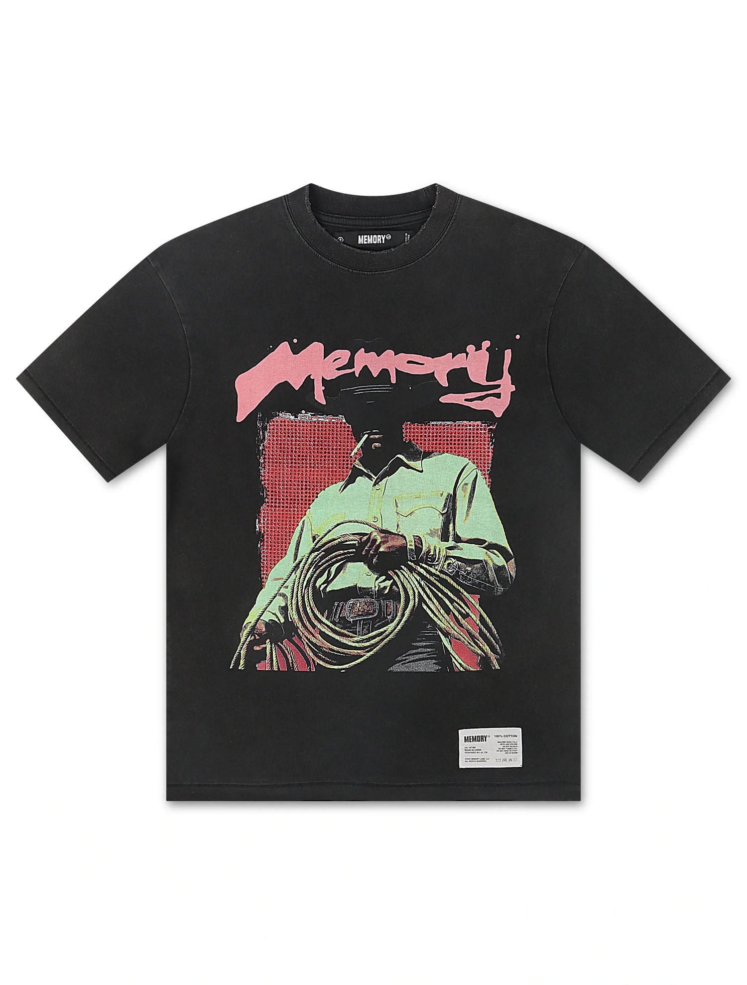 Memory Lane Untamed Tee - Vintage Black by Denim Exchange