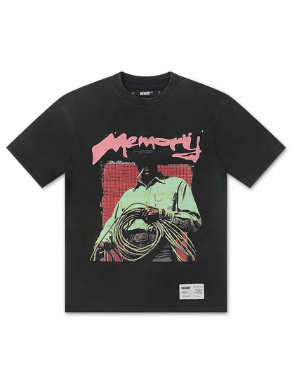 Memory Lane Untamed Tee - Vintage Black by Denim Exchange