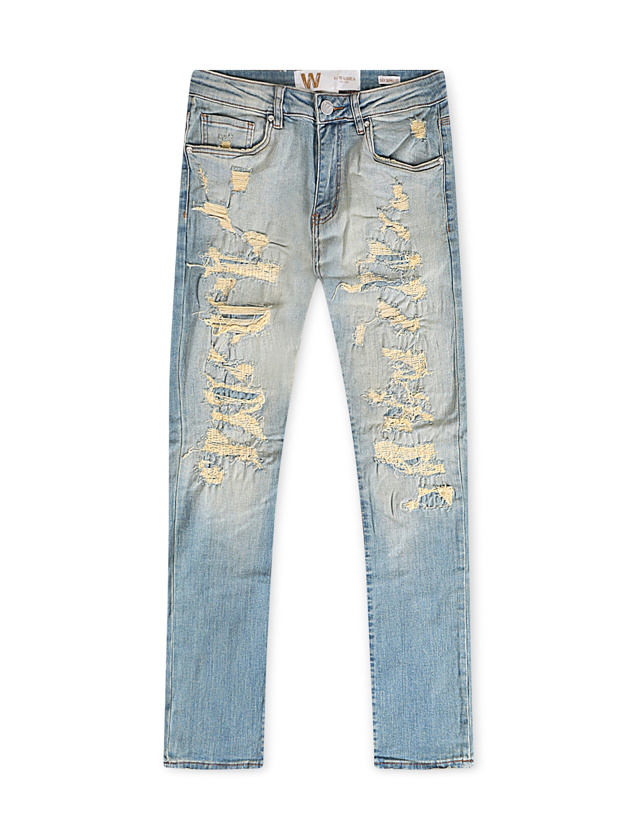 Waimea Flex Skinny Jeans Flex Skinny Jean - Stonewash by Denim Exchange