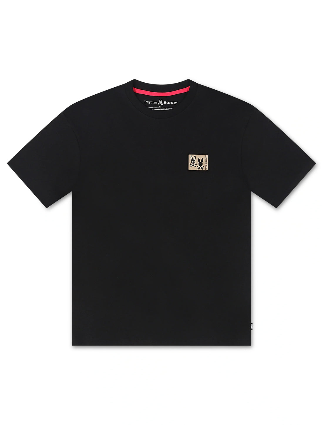 Psycho Bunny Monroe Heavy Weight Relaxed Fit Tee - Black by Denim Exchange