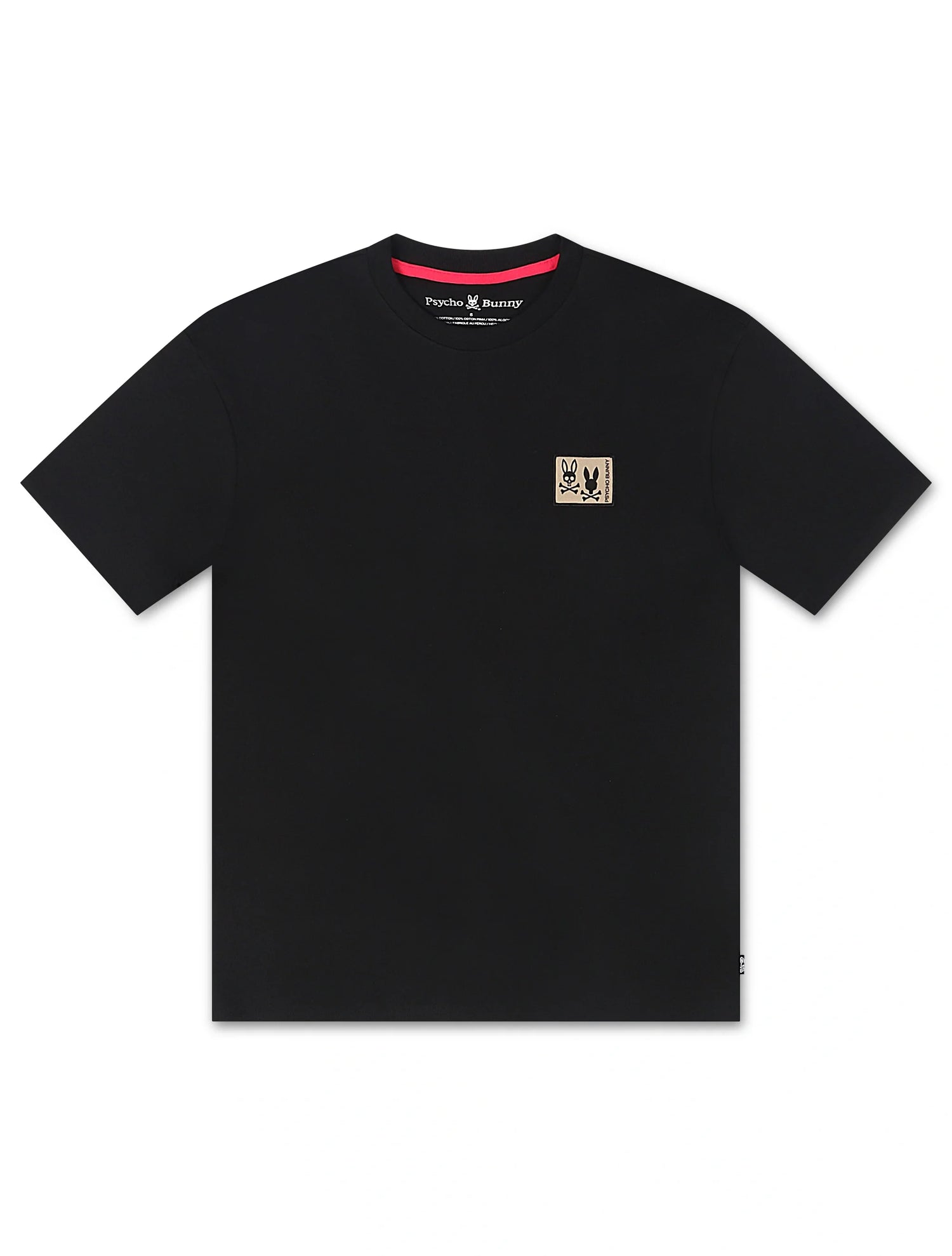 Psycho Bunny Monroe Heavy Weight Relaxed Fit Tee - Black by Denim Exchange