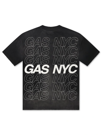 GasNYC Have a Nice Day Tee - Black by Denim Exchange