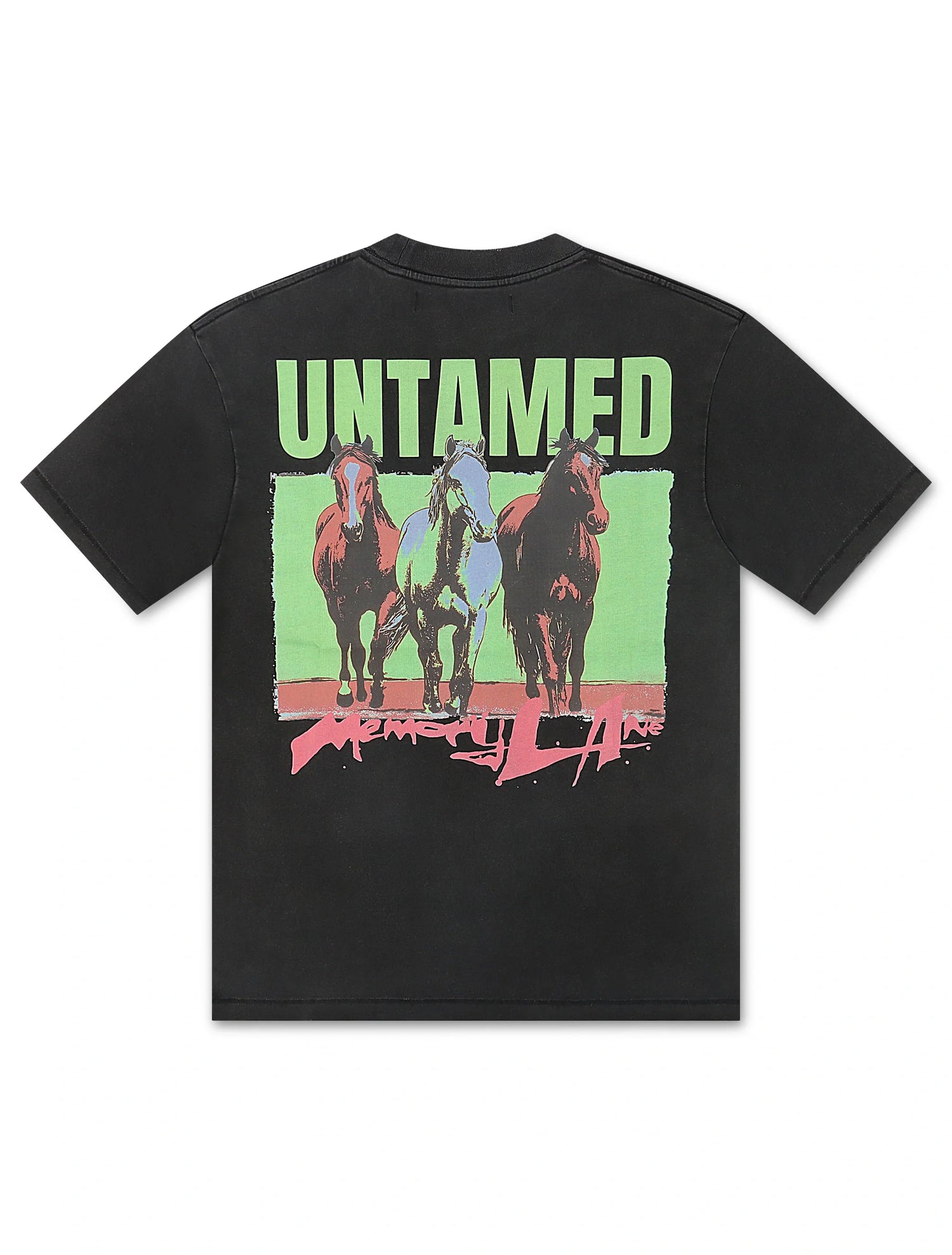 Memory Lane Untamed Tee - Vintage Black by Denim Exchange