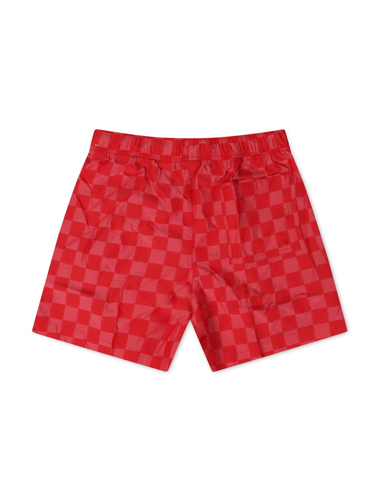 Nike Mens Club Shorts - Checkered Red by Denim Exchange