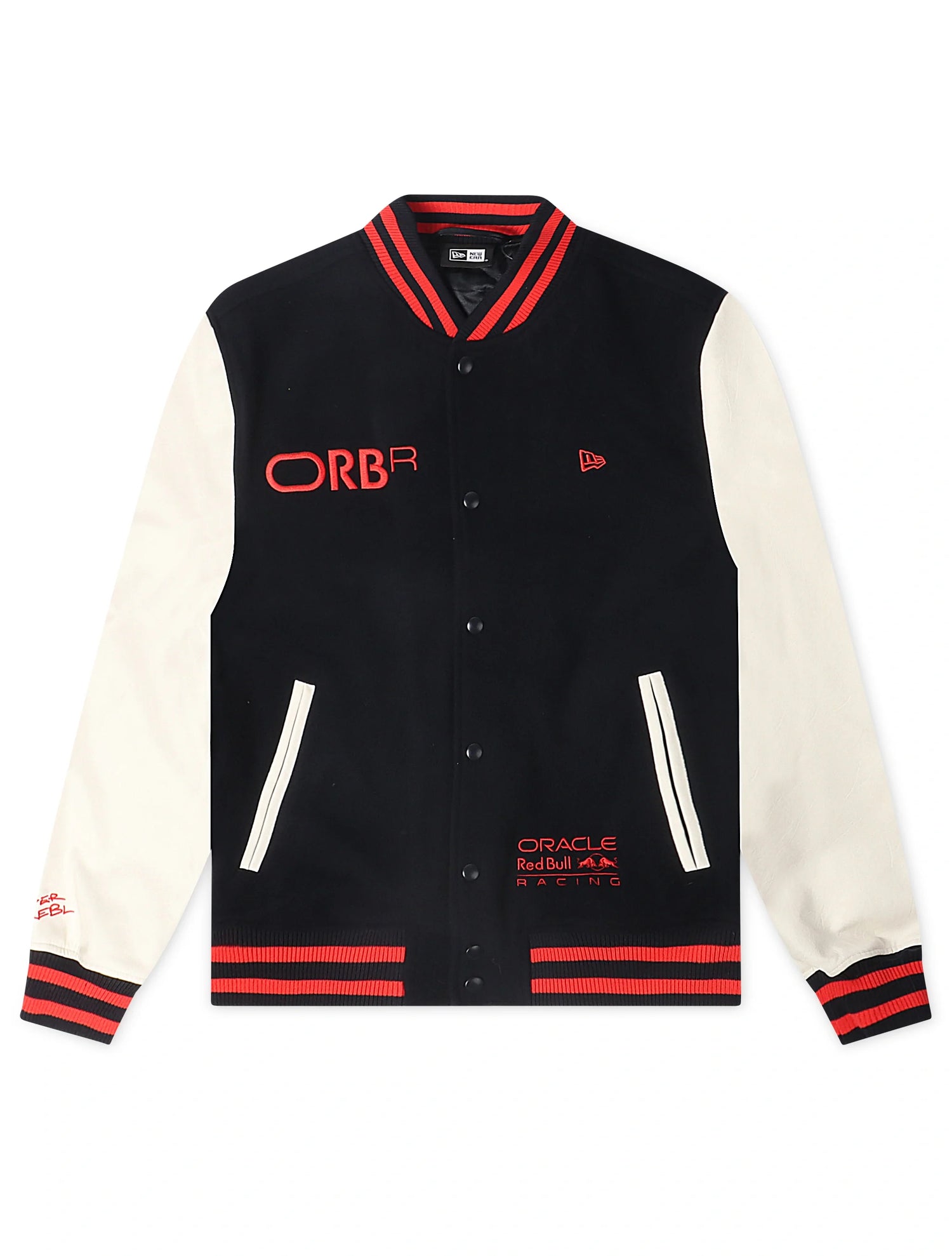 New Era Redbull Varsity Jacket - Navy/Red by Denim Exchange
