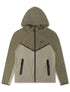 Nike Mens Tech Fleece Jacket - Light Army by Denim Exchange
