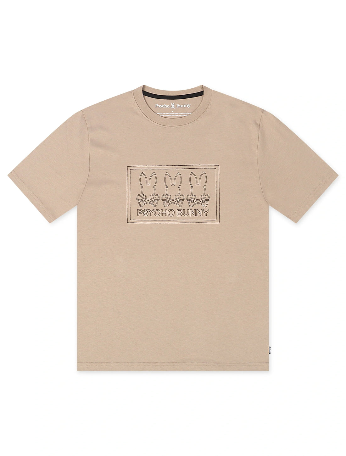 Psycho Bunny Tacoma Graphic Tee - Stone by Denim Exchange