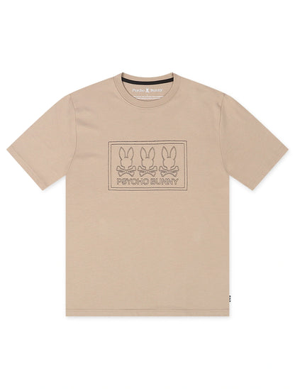 Psycho Bunny Tacoma Graphic Tee - Stone by Denim Exchange