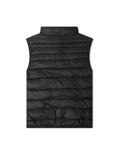 Psycho Bunny Blythe Packable Puffer Vest - Black by Denim Exchange