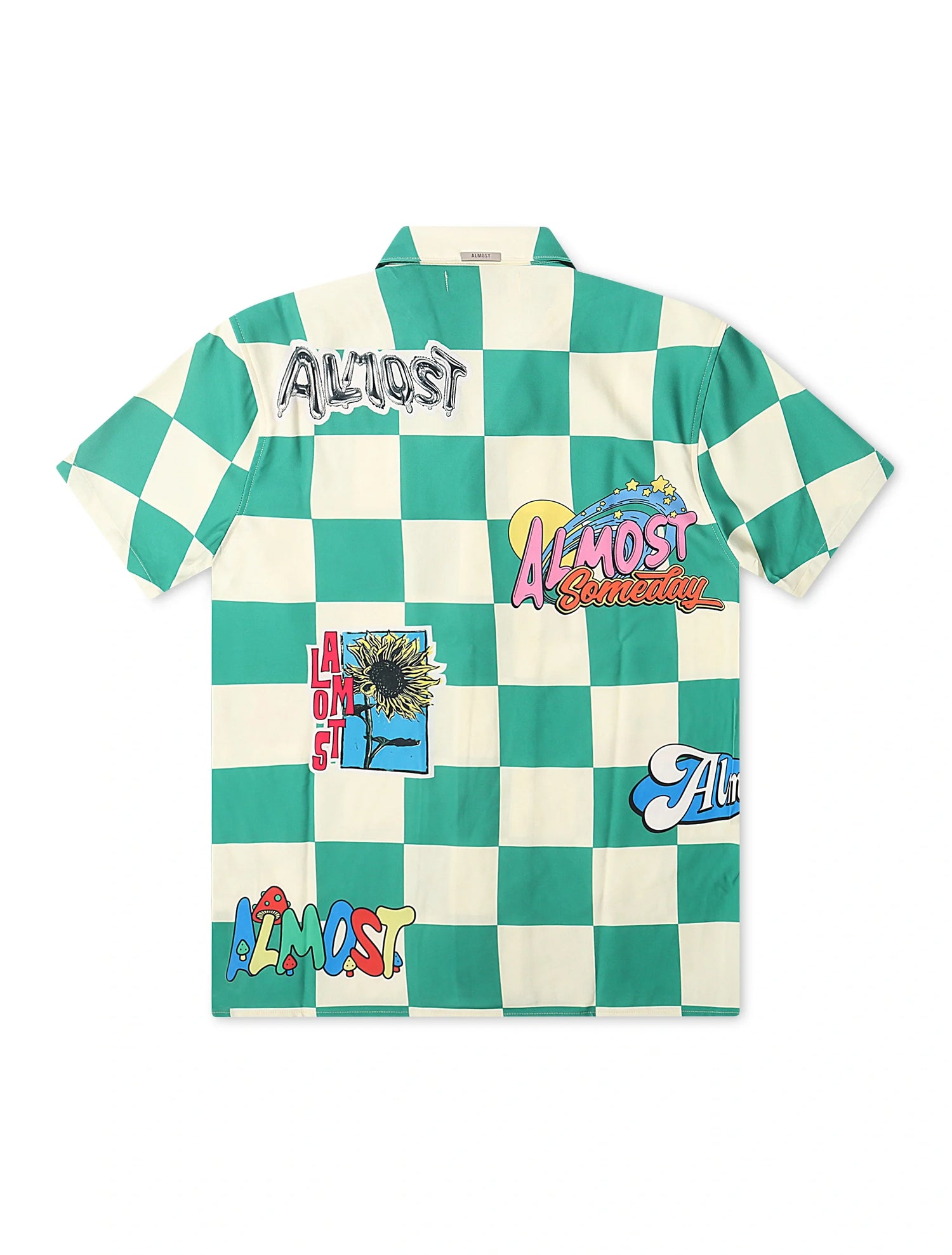 Almost Someday Hendrix Button Up - Green by Denim Exchange