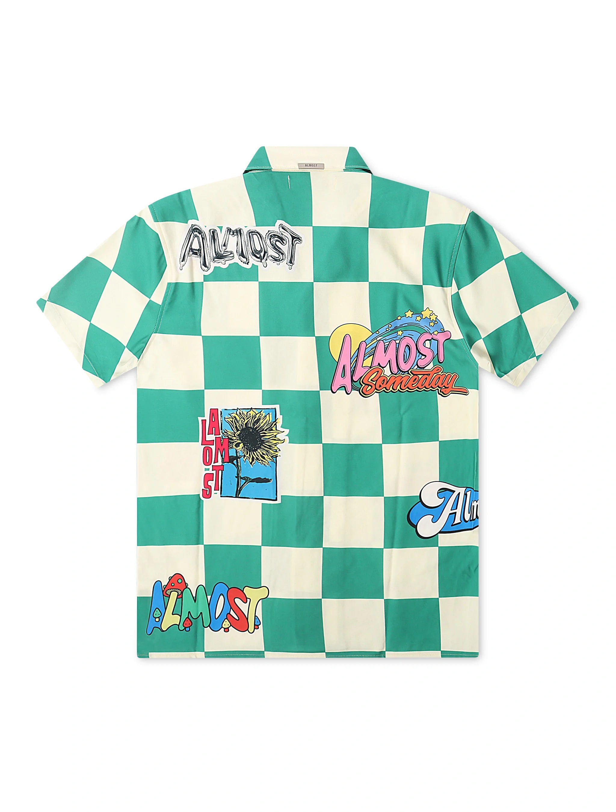 Almost Someday Hendrix Button Up - Green by Denim Exchange