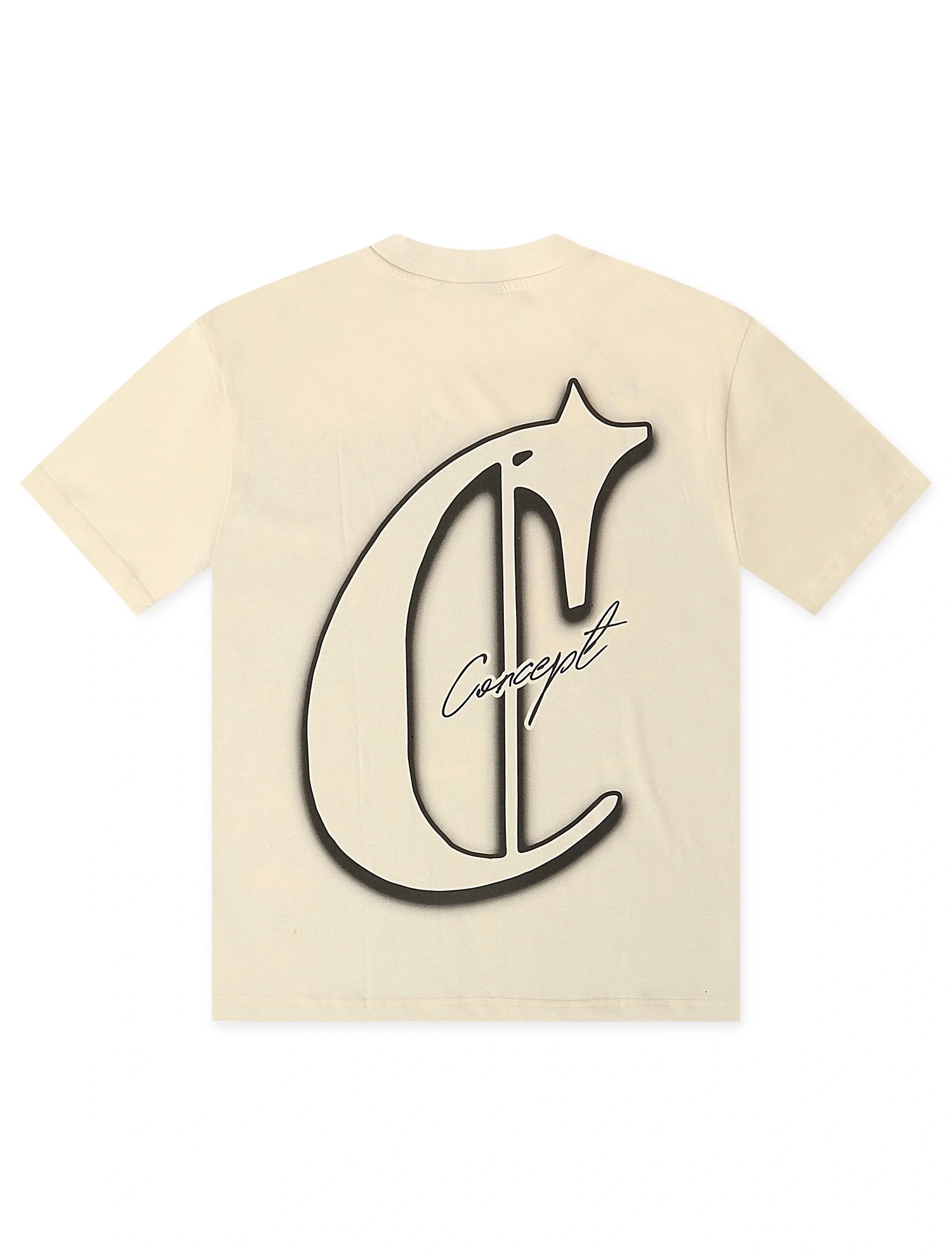 Concept La Carnival Tee - Cream by Denim Exchange