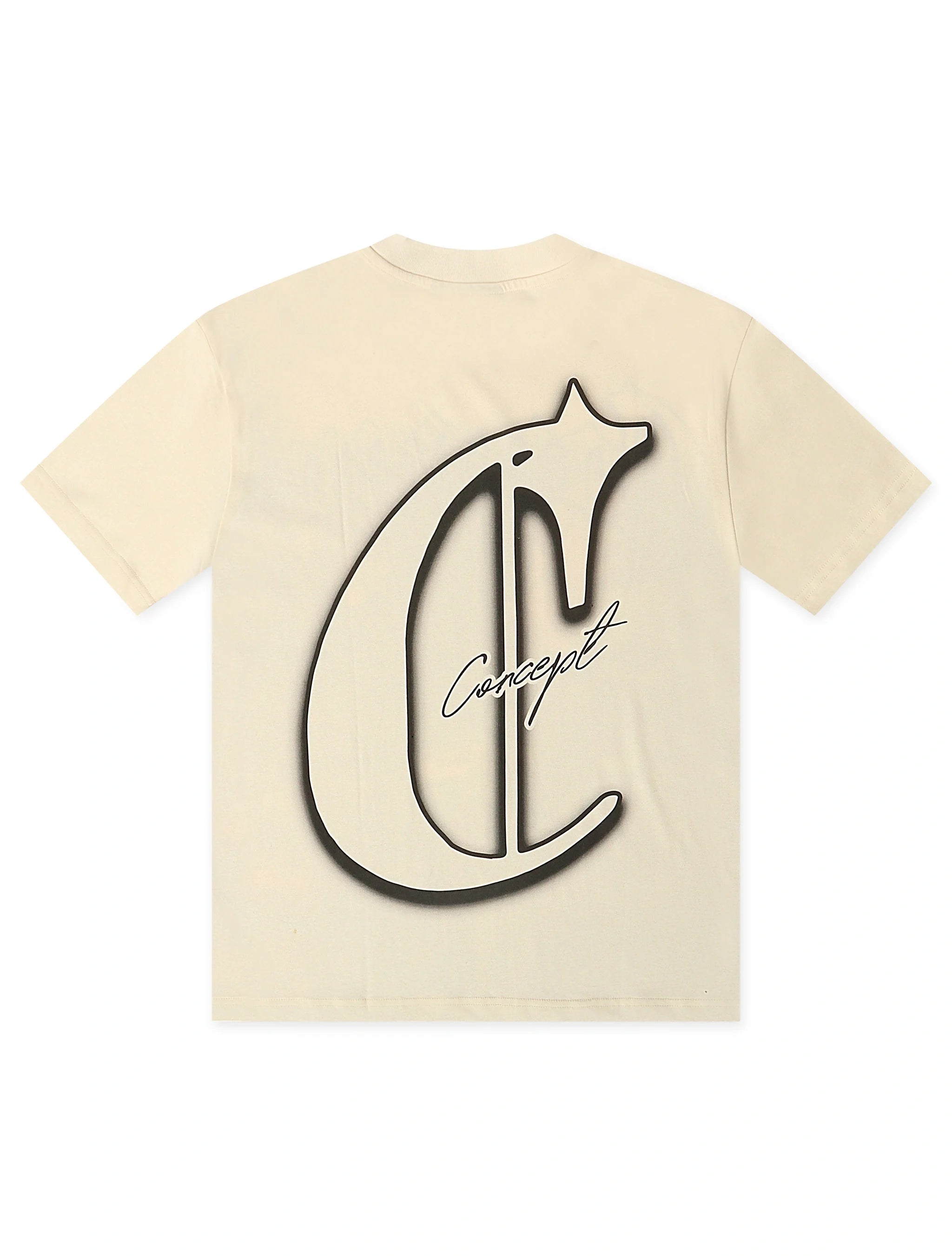 Concept La Carnival Tee - Cream by Denim Exchange
