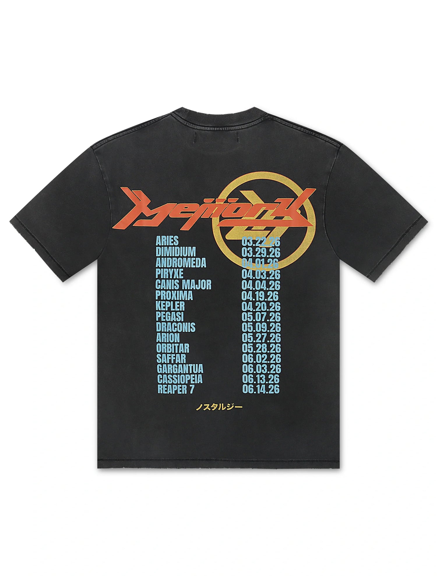 Memory Lane Cherub Tee - Vintage Black by Denim Exchange