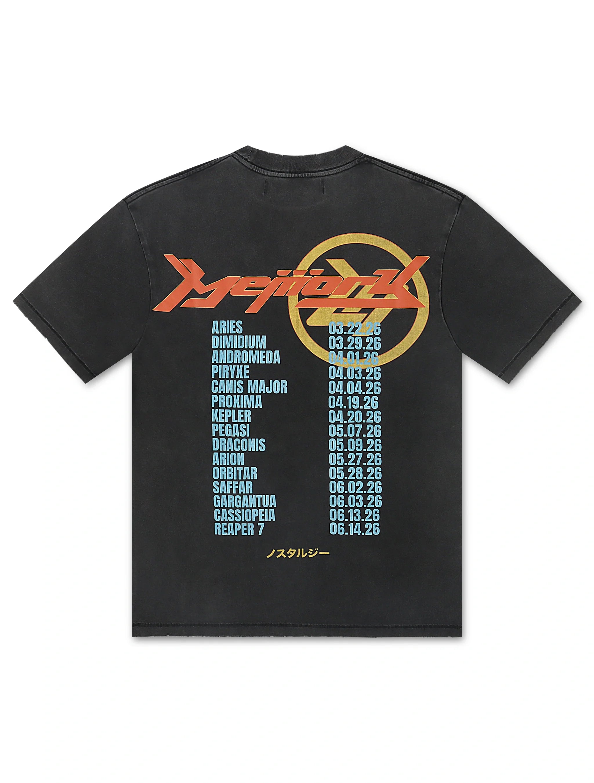 Memory Lane Cherub Tee - Vintage Black by Denim Exchange