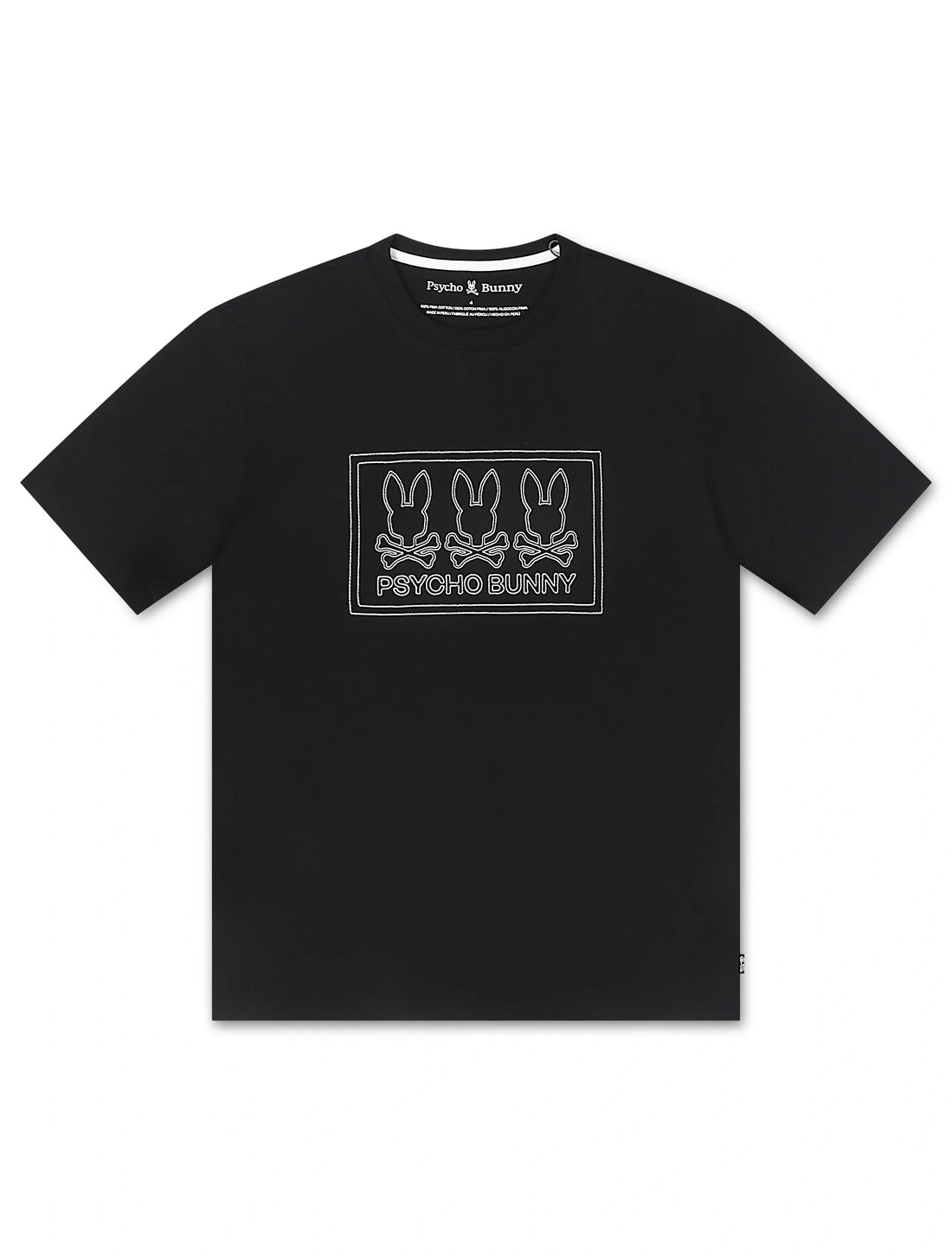 Psycho Bunny Tacoma Graphic Tee - Black by Denim Exchange