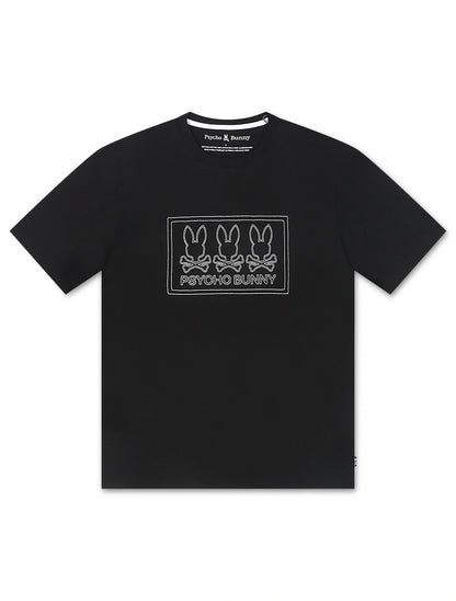 Psycho Bunny Tacoma Graphic Tee - Black by Denim Exchange