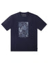 Psycho Bunny Rowen Graphic Tee - Blue by Denim Exchange