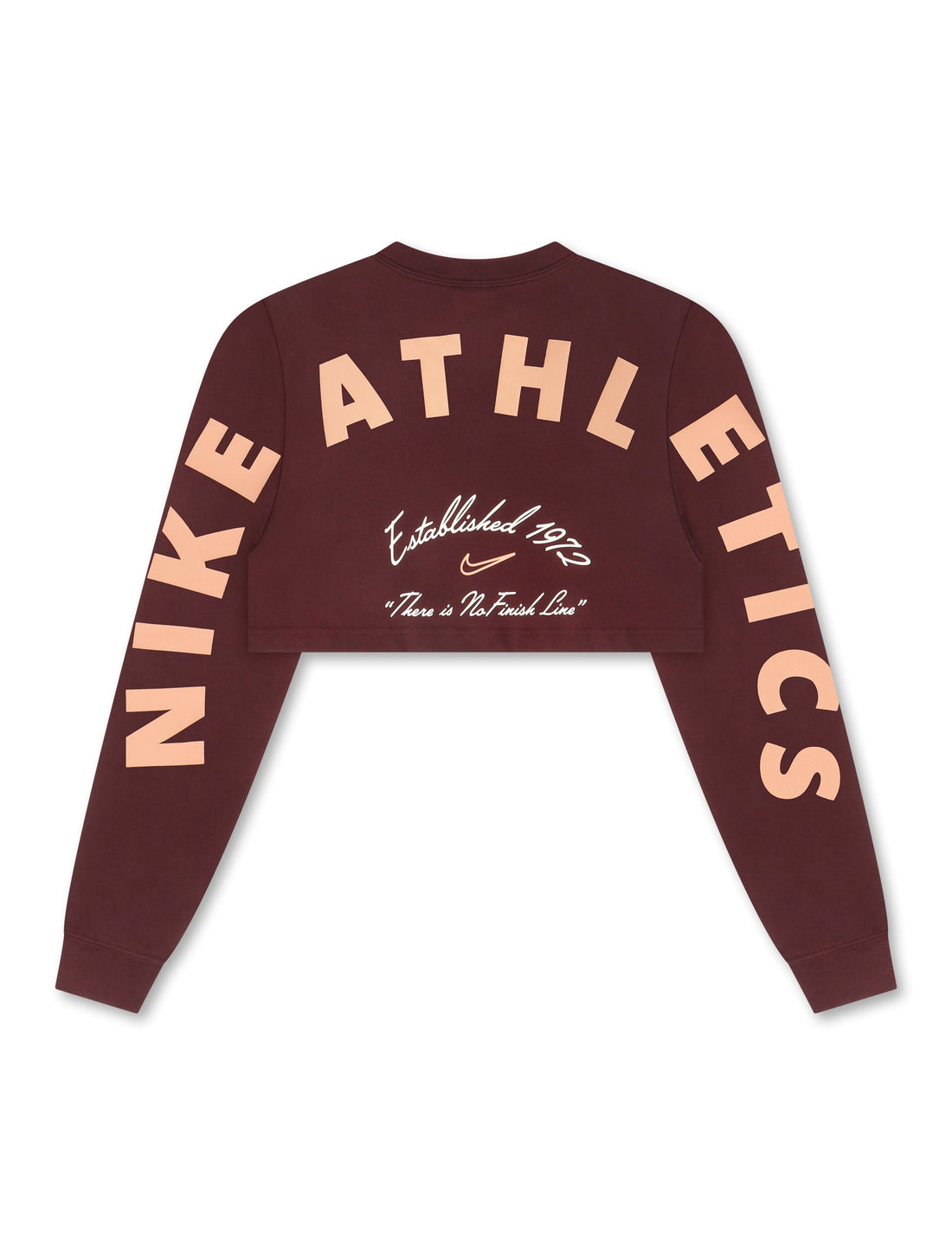 Nike Womens Oversized Long Sleeve - Burgundy Crush by Denim Exchange