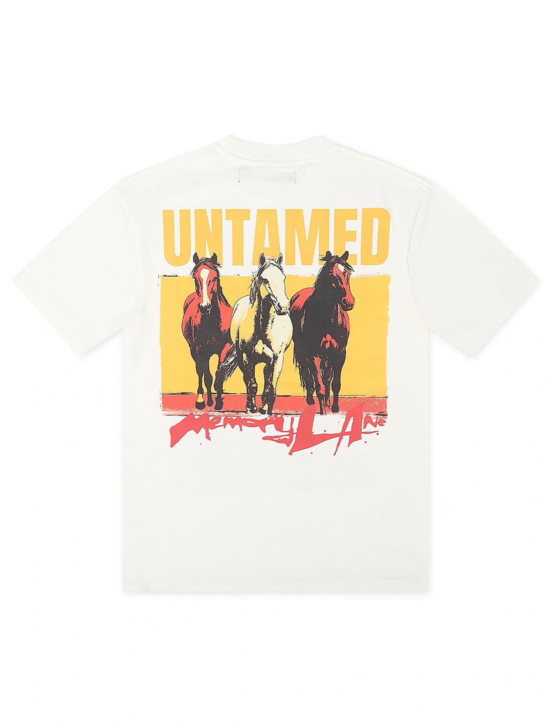Memory Lane Untamed Tee - Antique White by Denim Exchange