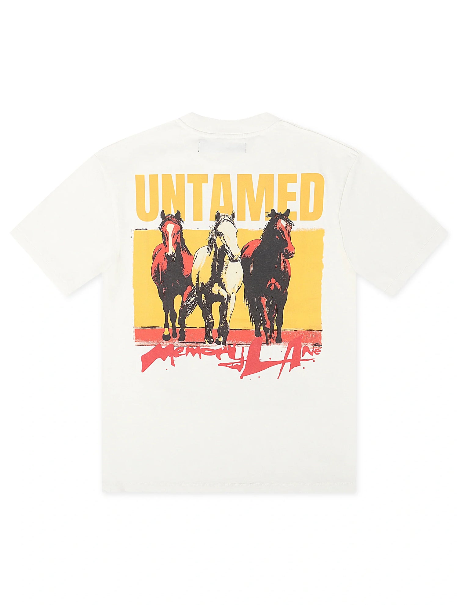 Memory Lane Untamed Tee - Antique White by Denim Exchange