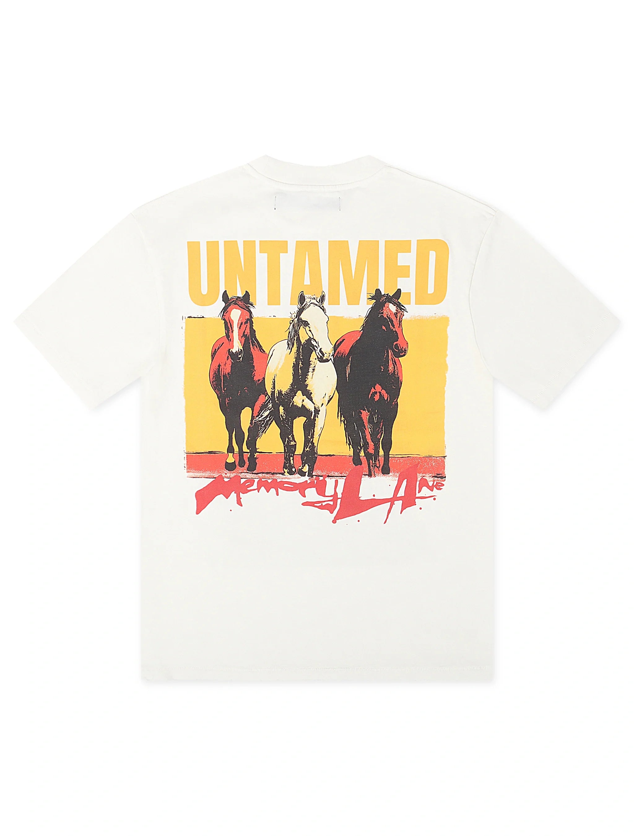 Memory Lane Untamed Tee - Antique White by Denim Exchange