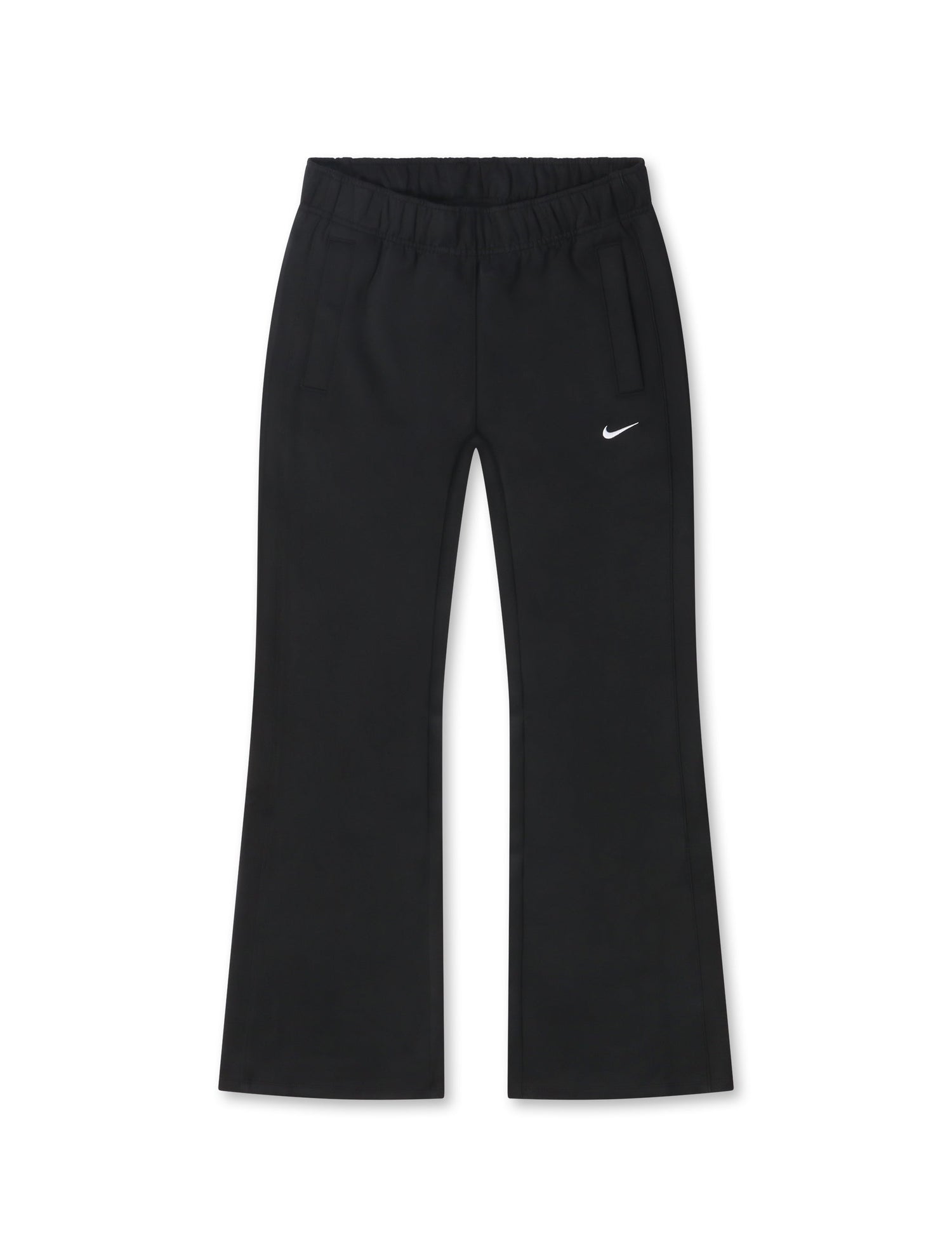 Nike Womens Sportswear Chill Knit Flared Leggings - Black by Denim Exchange