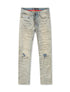 Makobi Distressed Straight Leg Jeans – Dirt Wash by Denim Exchange