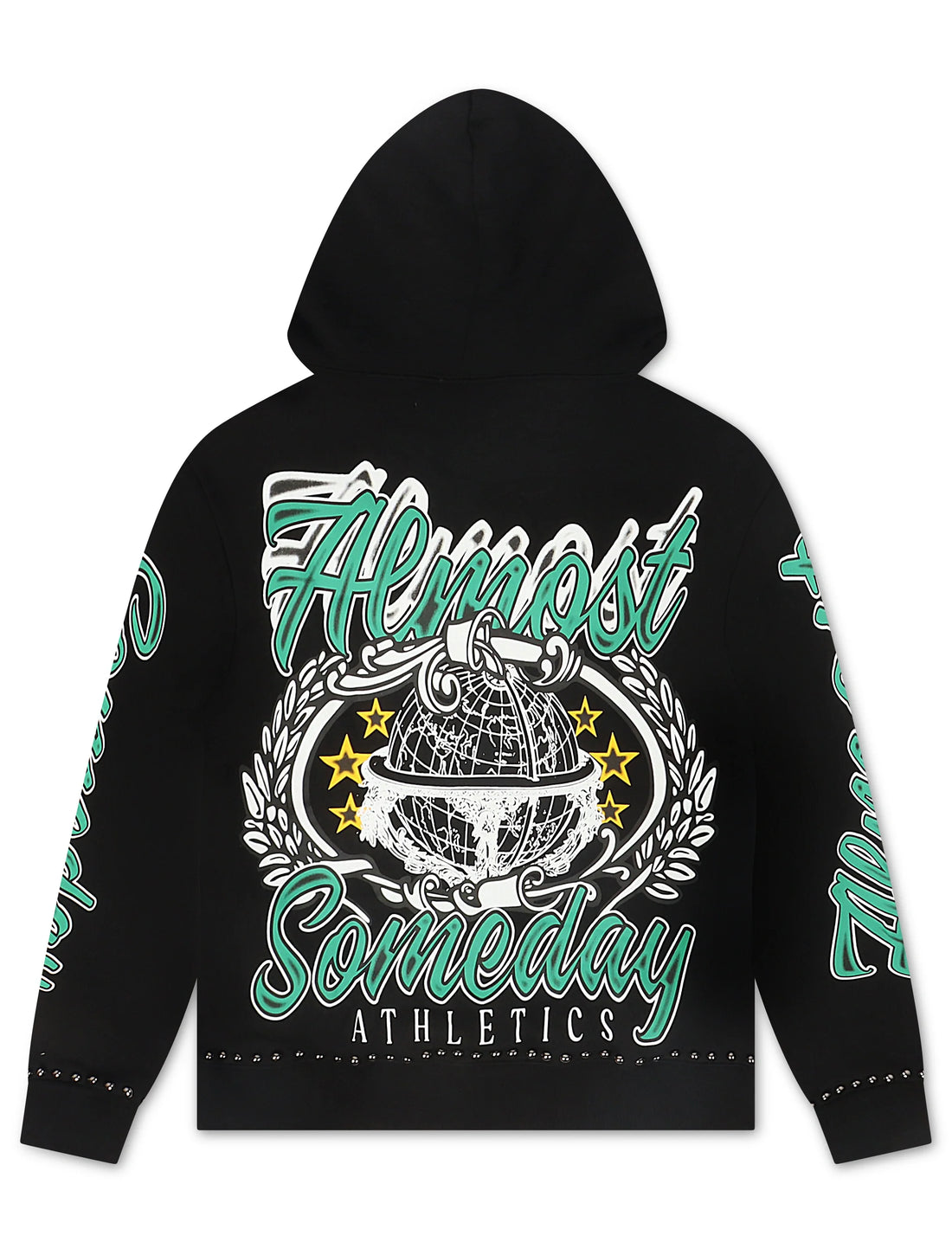 Almost Someday Also Athletics Hoodie - Black by Denim Exchange