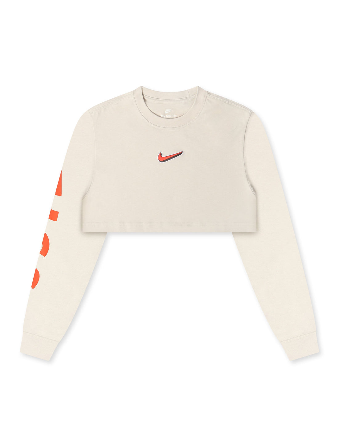 Nike Womens Oversized Long Sleeve - Light Bone by Denim Exchange