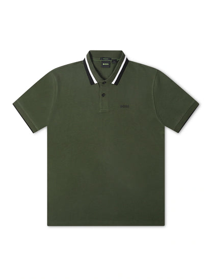 Boss Green Paddy AP Heritage Polo - Hunter by Denim Exchange