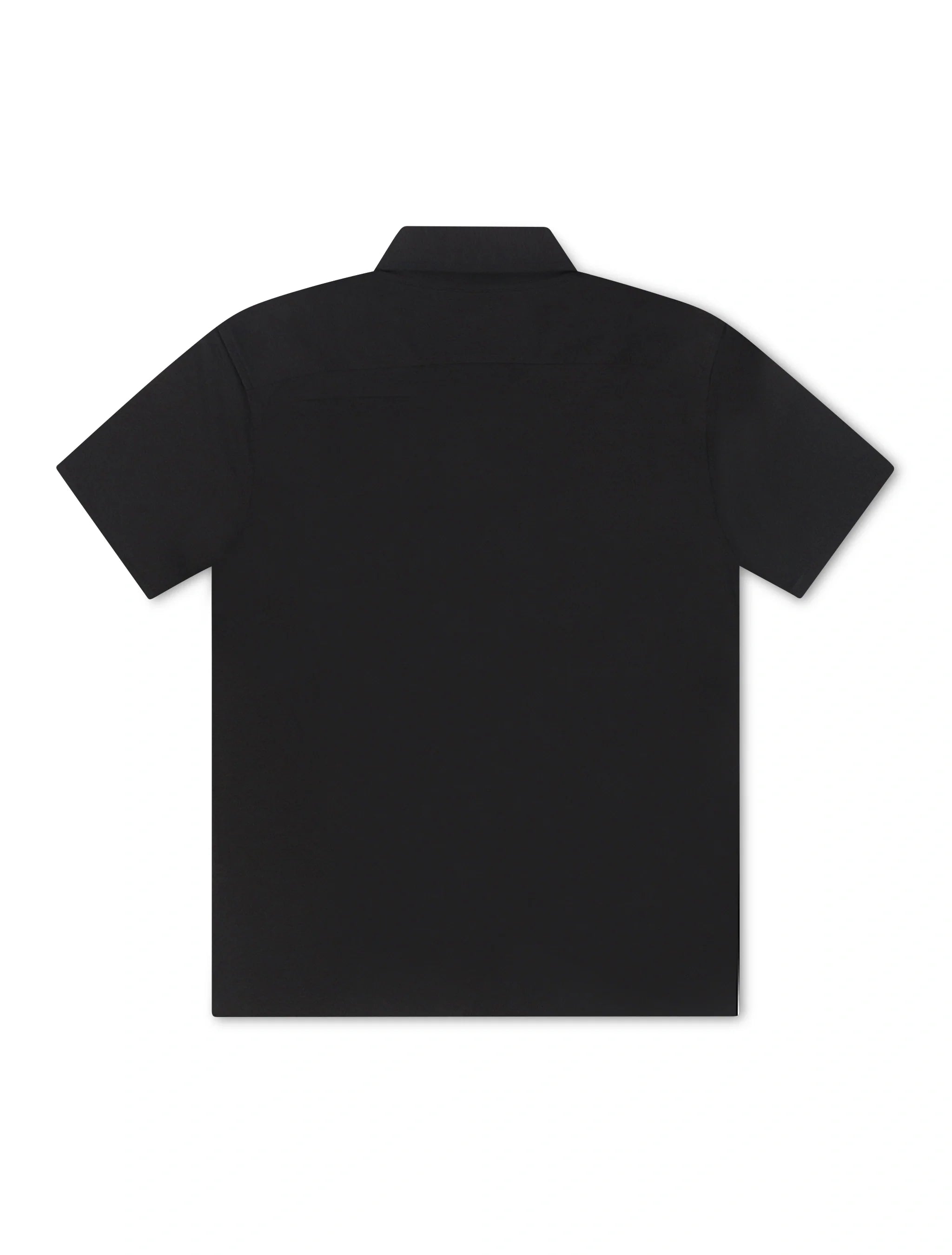 Psycho Bunny Bryan Camp Collar Shirt - Black by Denim Exchange