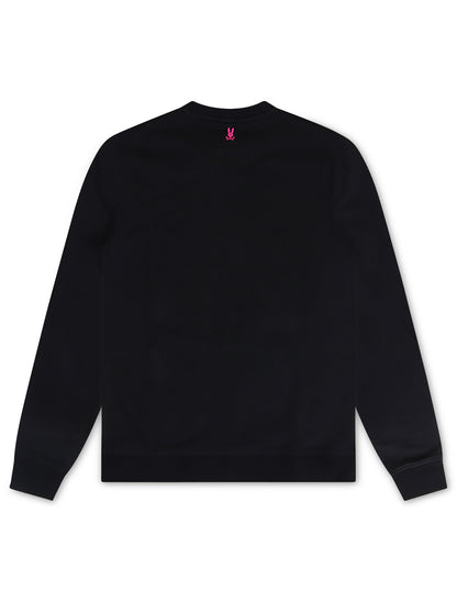 Psycho Bunny Mens London Graphic Long Sleeve - Black by Denim Exchange