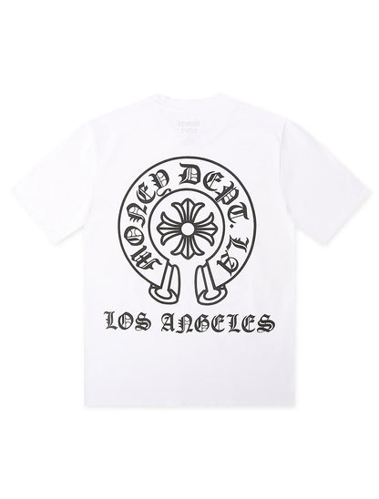 Money Dept. Old English Tee - White/Black by Denim Exchange