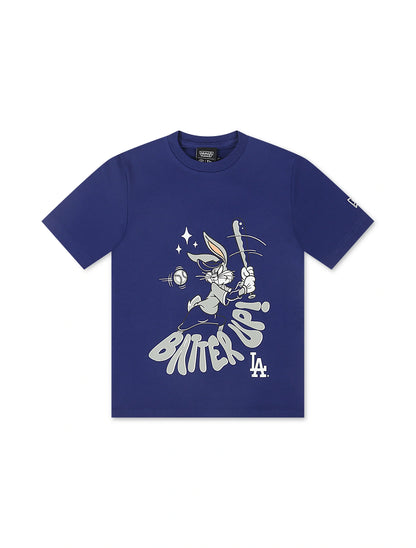 New Era Kids Bugs Bunny Dodgers Tee - Blue by Denim Exchange