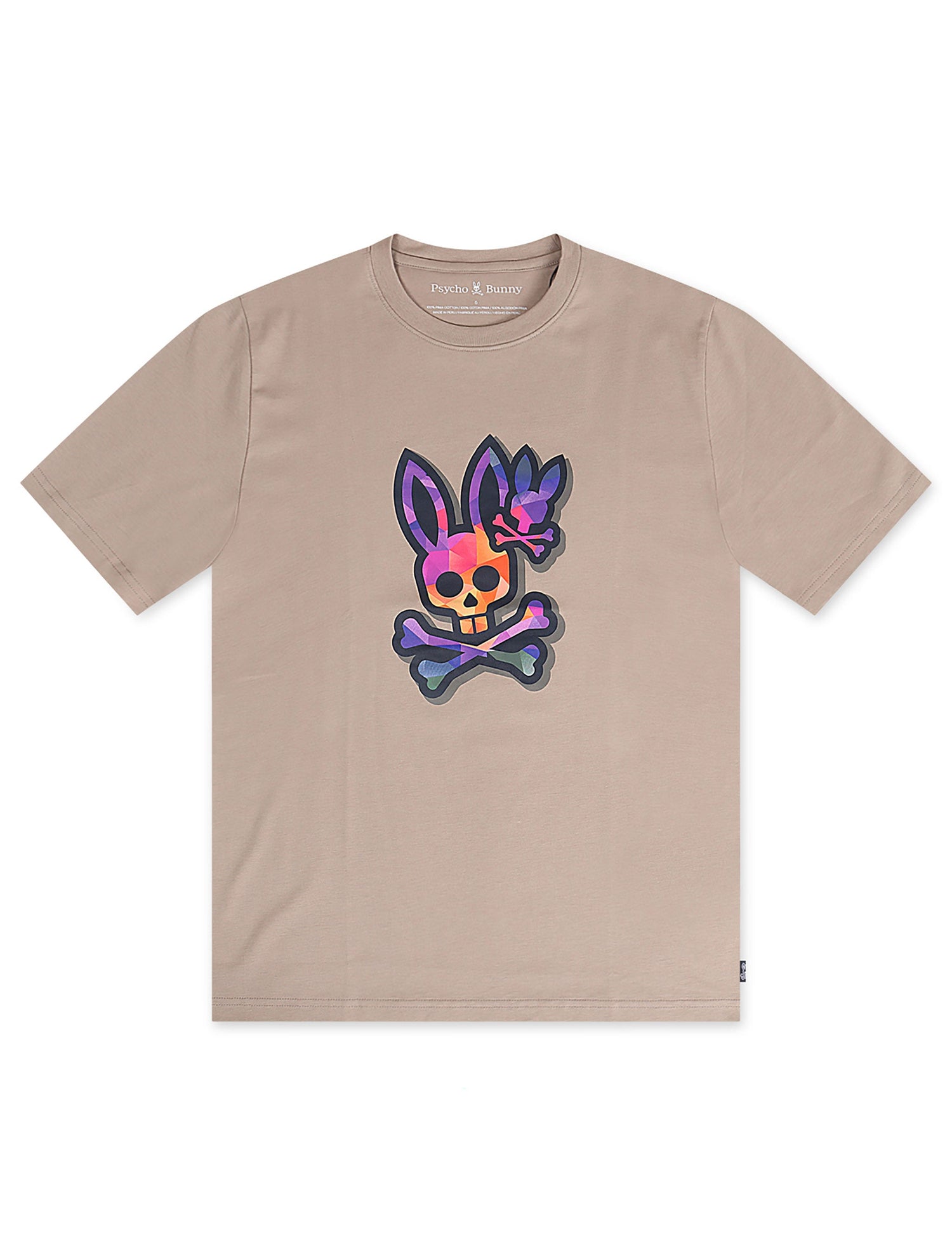 Psycho Bunny Randolph Graphic Tee - Stone by Denim Exchange