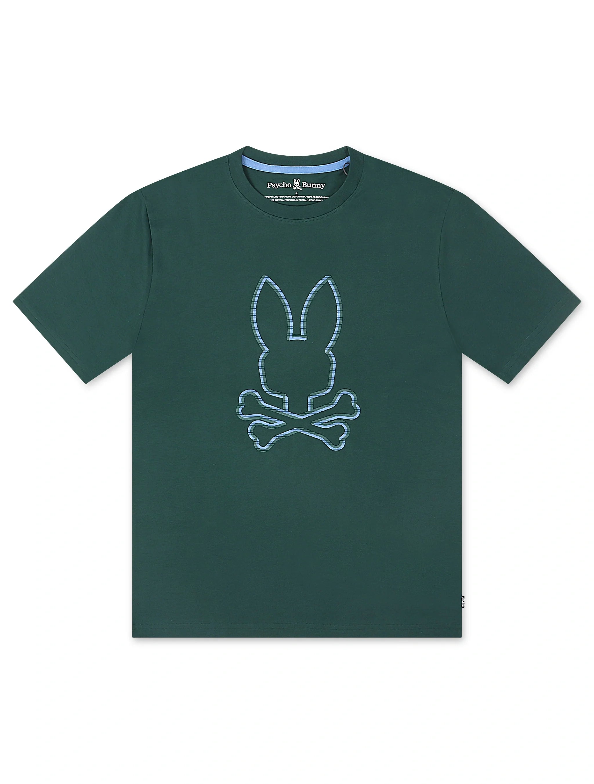 Psycho Bunny Hamilton Graphic Tee - Sea Moss by Denim Exchange