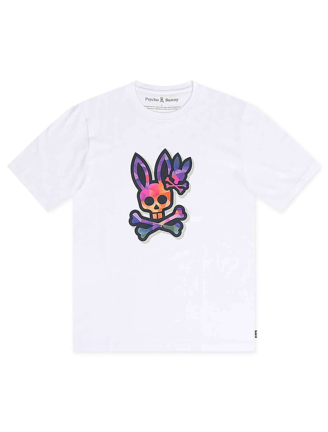 Psycho Bunny Randolph Tee - White by Denim Exchange