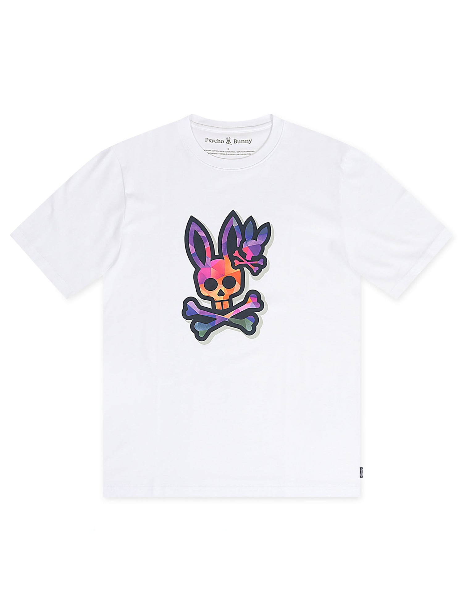 Psycho Bunny Randolph Tee - White by Denim Exchange