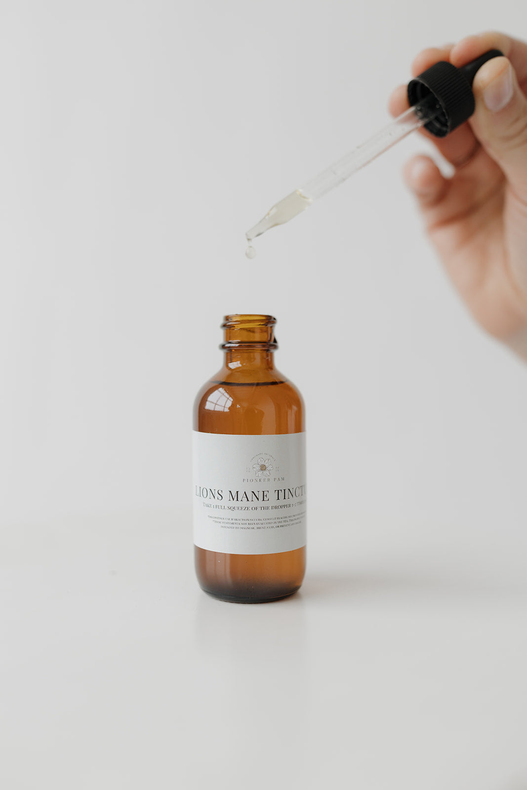 Lions Mane Tincture: Mood, Memory, Stress Support, Brain Health by Pioneer Pam