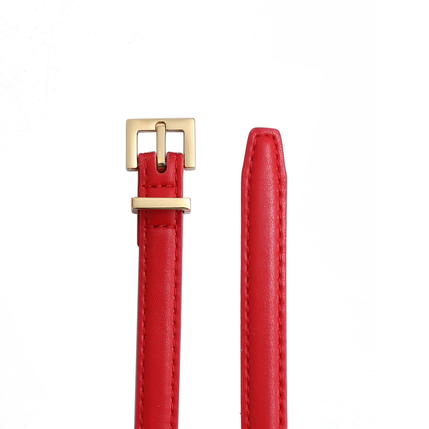 Skinny Belt - Gold Buckle by Doshi FCSA