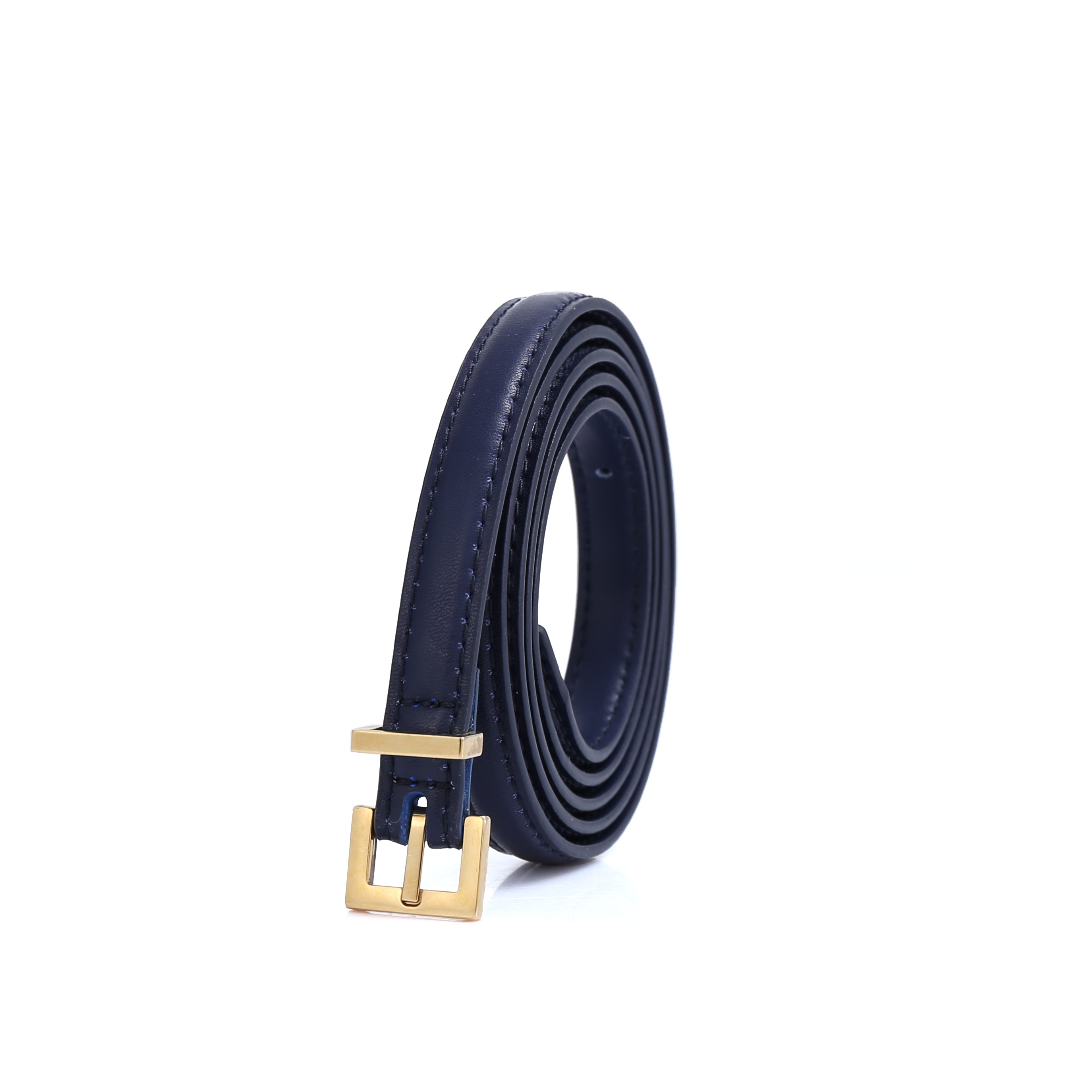 Skinny Belt - Gold Buckle by Doshi FCSA