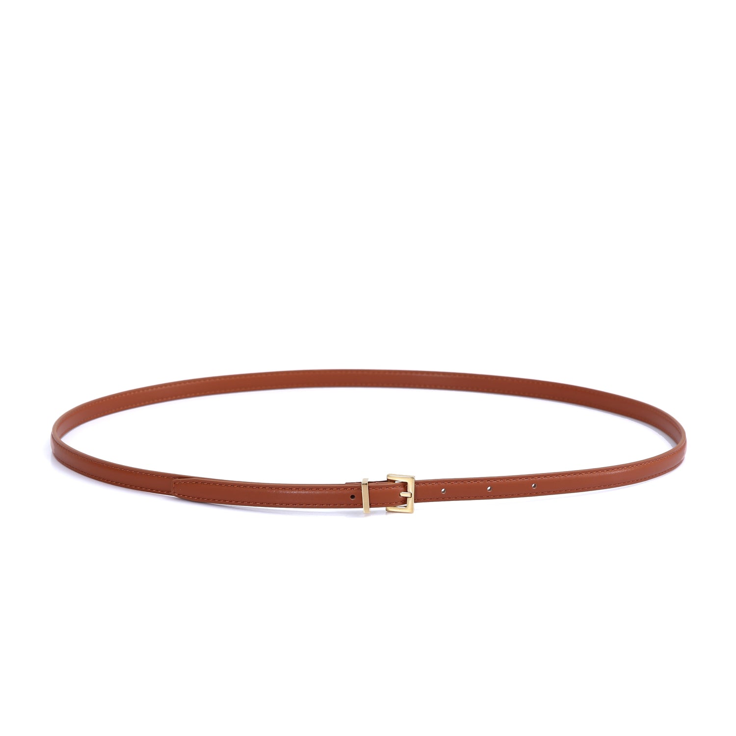 Skinny Belt - Gold Buckle by Doshi FCSA