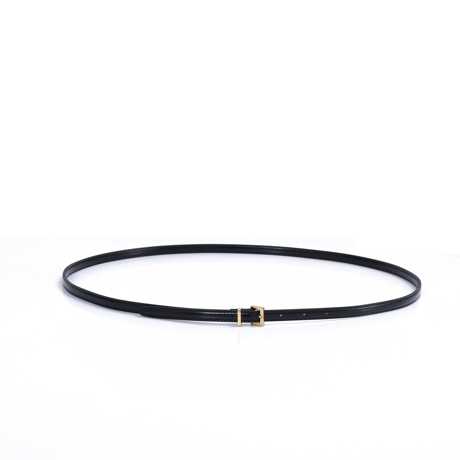 Skinny Belt - Gold Buckle by Doshi FCSA