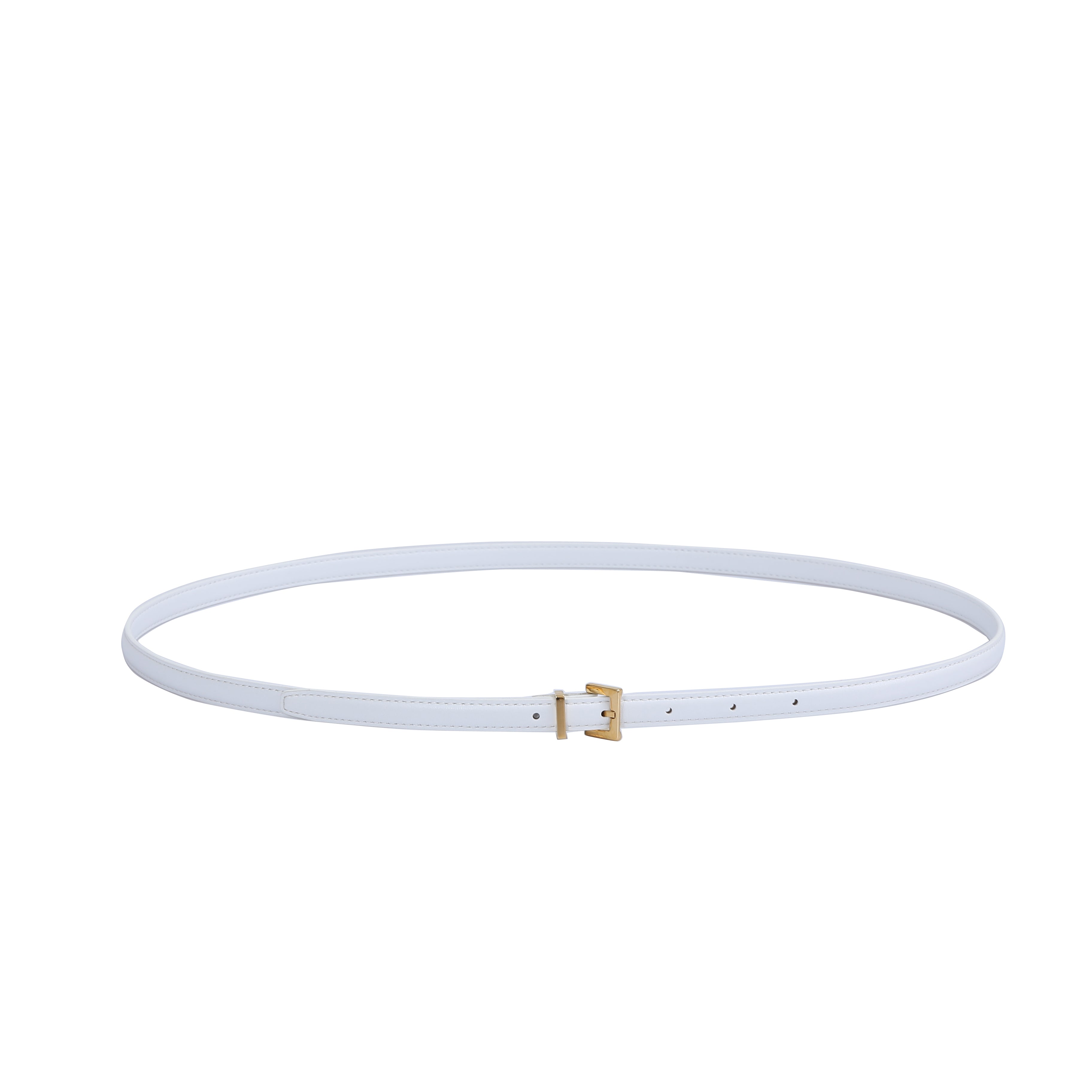 Skinny Belt - Gold Buckle by Doshi FCSA