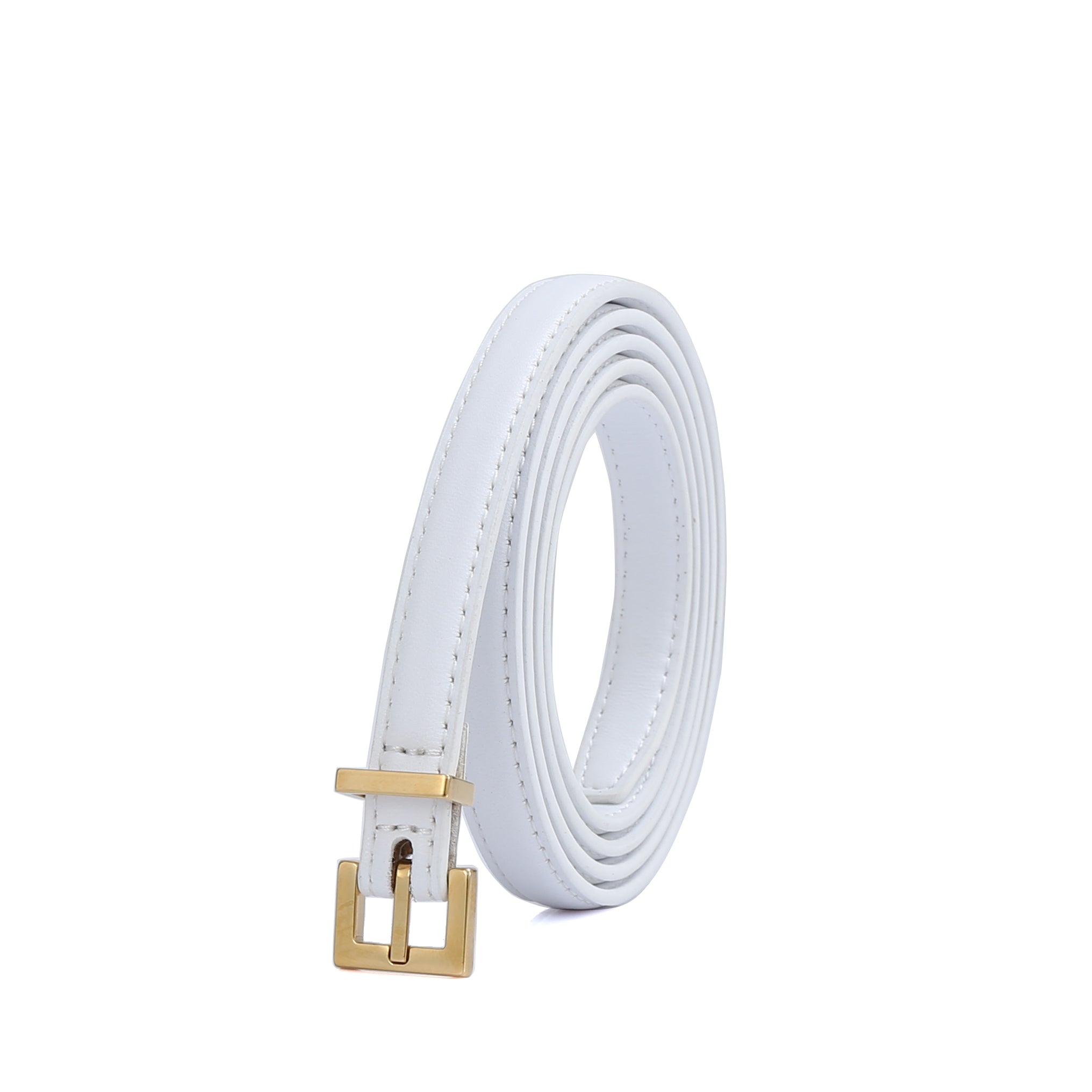 Skinny Belt - Gold Buckle by Doshi FCSA