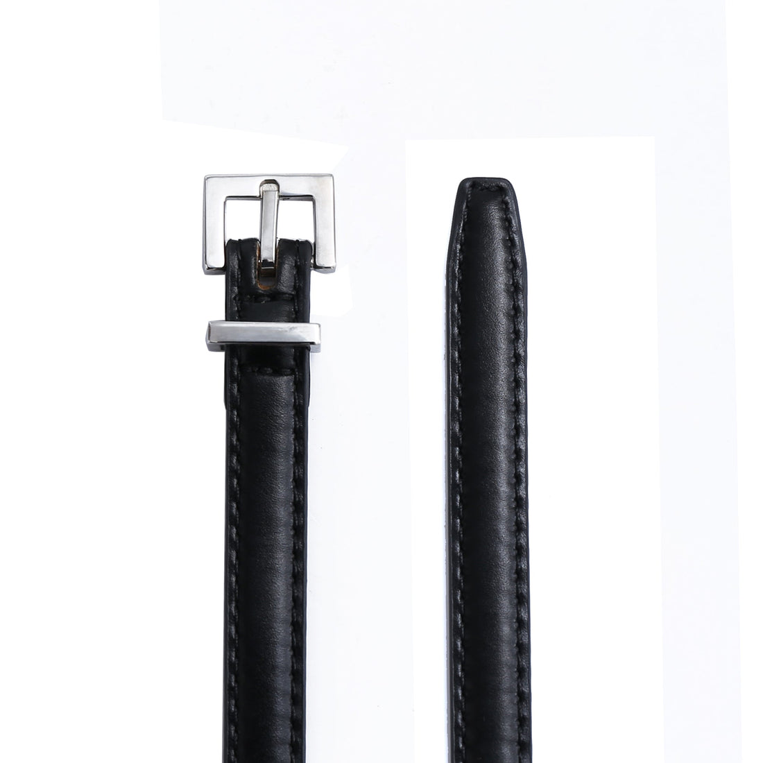 Skinny Belt - Silver Buckle by Doshi FCSA