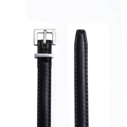 Skinny Belt - Silver Buckle by Doshi FCSA