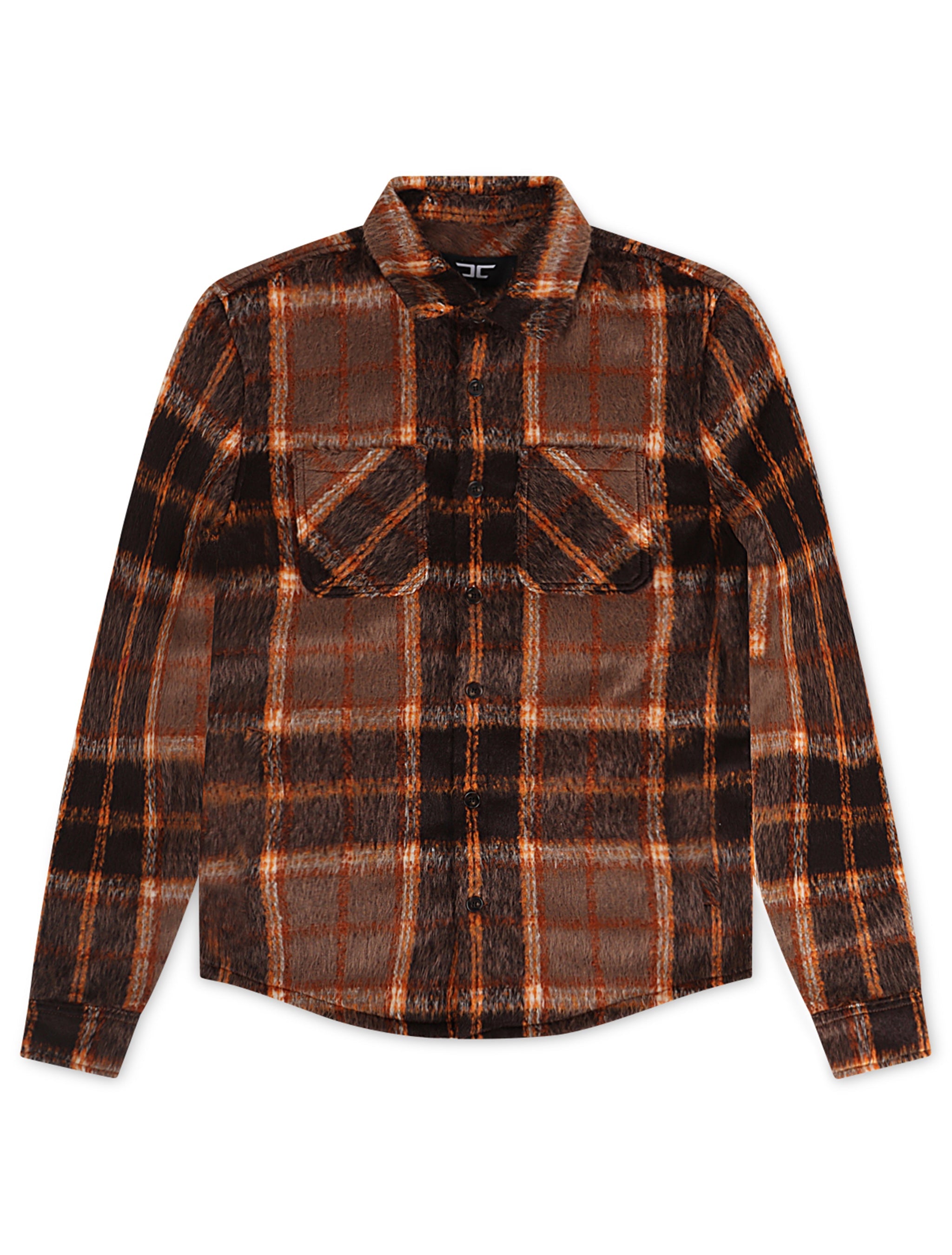 Jordan Craig Kids Graffiti Shirt Jacket - Brown by Denim Exchange